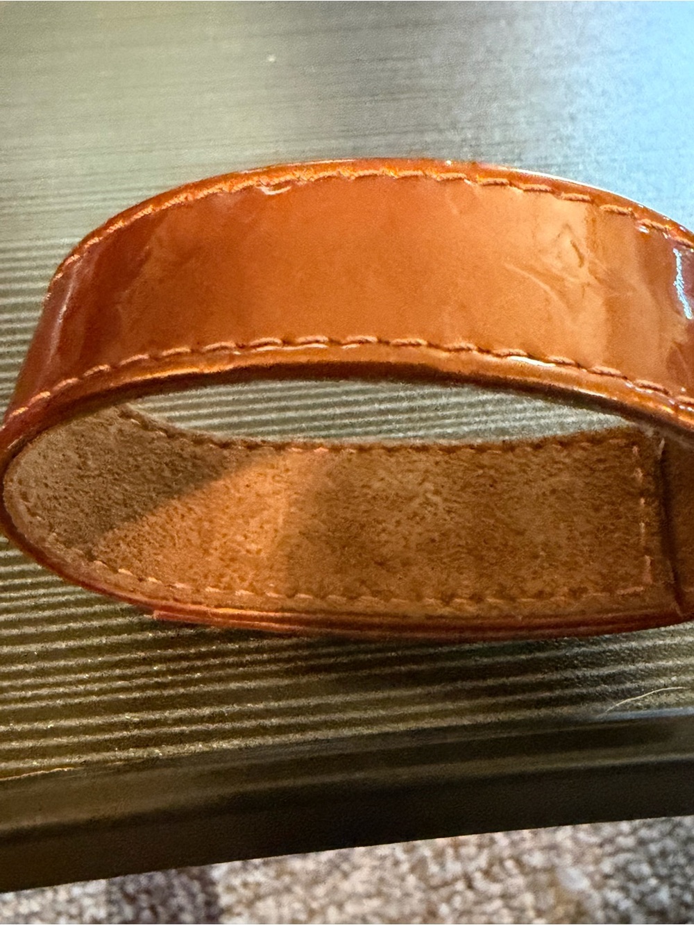 LV women’s Leather Bracelet - Bronze Casual Band